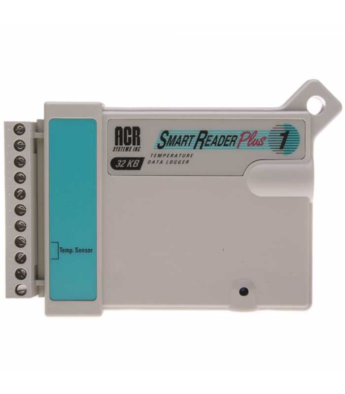 ACR Systems SmartReader Plus 1 [01-0112] Two-Channel Temperature Data Logger With 128 KB Memory, -40°C to 70°C (-40°F to 158°F)