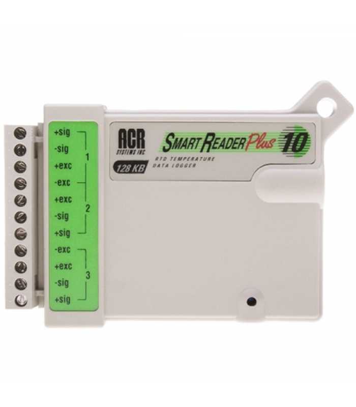 ACR Systems SmartReader Plus 10 SRP-010-128K [01-0132] 4-Channel (Temperature, RTD Temperature) Data Logger with 128 KB Memory , -230 to 300°C (-382 to 572°F)