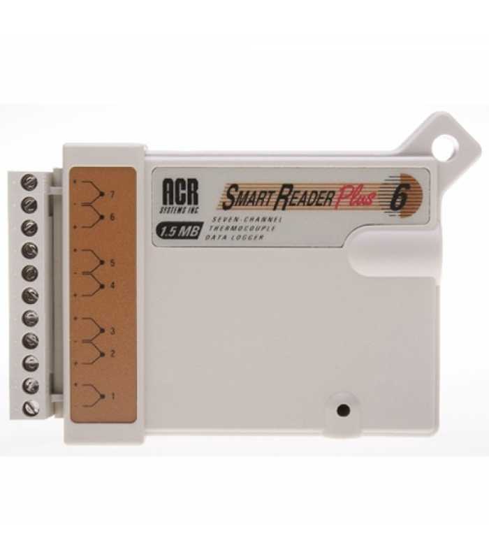 ACR Systems SmartReader Plus 6 [01-0013] Eight-Channel Temperature Data Logger With 32 KB Memory, -40°C to 70°C (-40°F to 158°F) and 0 to 95% RH (non-condensing)