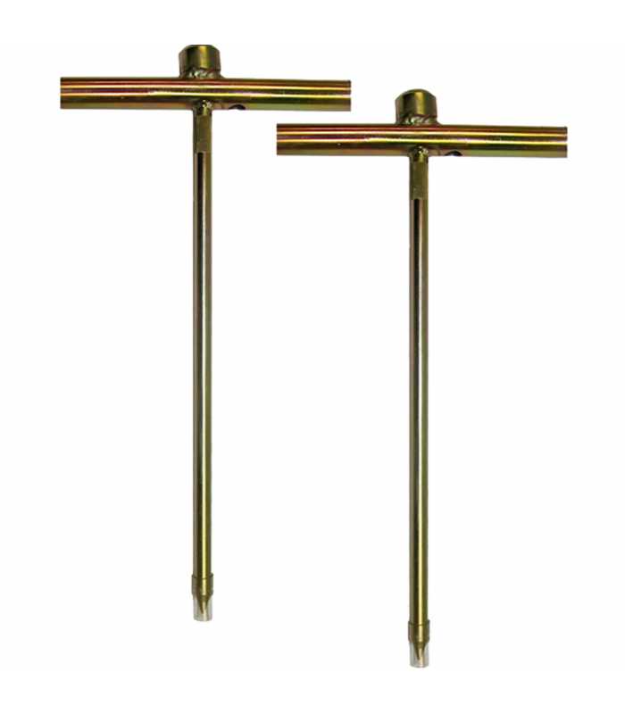 AEMC 2135.39 Ground Rod, 14.5 in. T-shaped Auxiliary Ground Electrodes, Set of 2, for Ground Testers