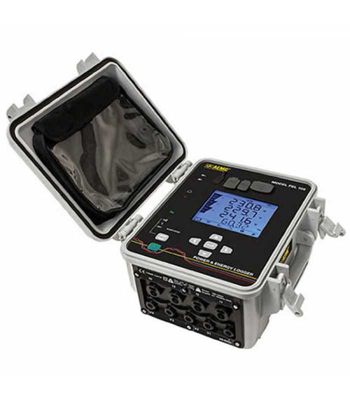 AEMC PEL 105 [2137.59] Power & Energy Logger w/4 196A-24-BK AmpFlex® Sensors