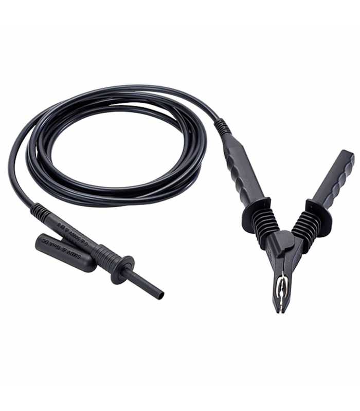 AEMC 2151.41 15 kV Lead, Black Guard with Integral Clip for Models 6550 and 6555 (45 ft)