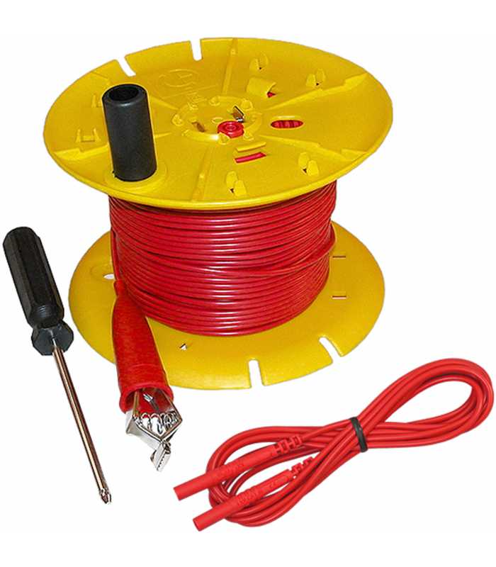AEMC 5000.03 Red Replacement Wire on Reel, 300 ft., for Ground Resistance Tester Kits