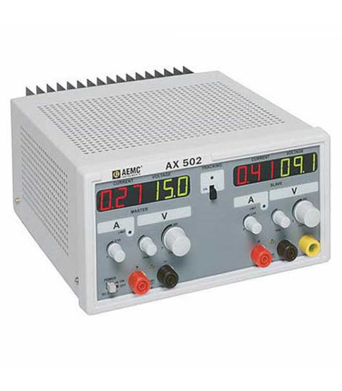 AEMC AX502 [2130.06] Power Supply (Dual Output, 0-25A, 0-30VDC)*DIHENTIKAN LIHAT AEMC AX503*