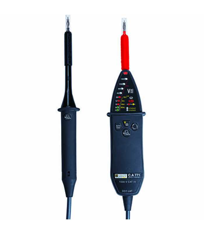 AEMC C.A 771 [2121.14] Voltage Tester with LED Display, 1000VAC/1400VDC