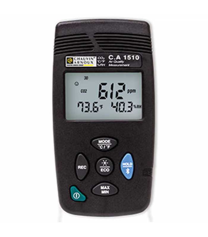AEMC CA 1510 [2138.08] Indoor Air Quality Monitor/Data Logger, Gray