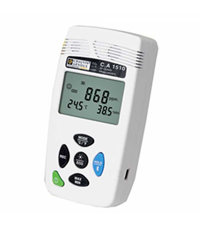 AEMC CA 1510 [2138.09] Indoor Air Quality Monitor/Data Logger, White