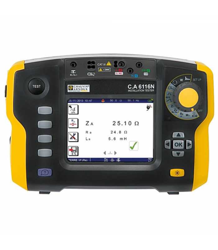 AEMC CA 6116N [2138.06] Multi-Function Installation Tester with DataView Software