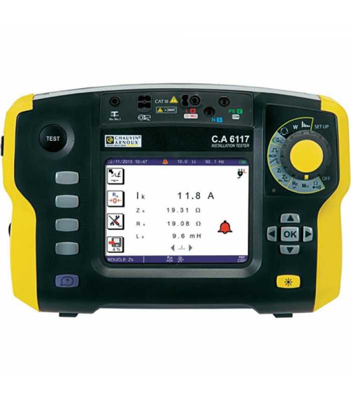AEMC CA 6117 [2138.07] Multi-Function Installation Tester with DataView Software
