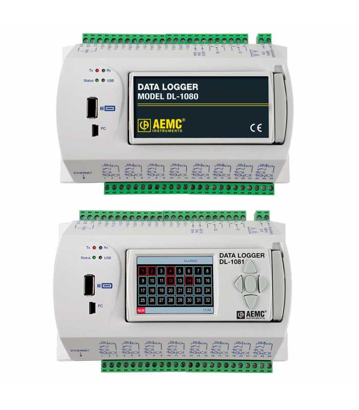 AEMC DL-1080 & DL-1081 8-16 Channel Data Logger