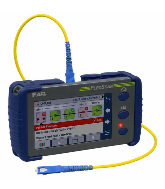 AFL FS200 [FS200-300-BIPM-P1-W1] OTDR BIPM Kit, 1310/1550nm, with OLS/OPM and WiFi/Bluetooth