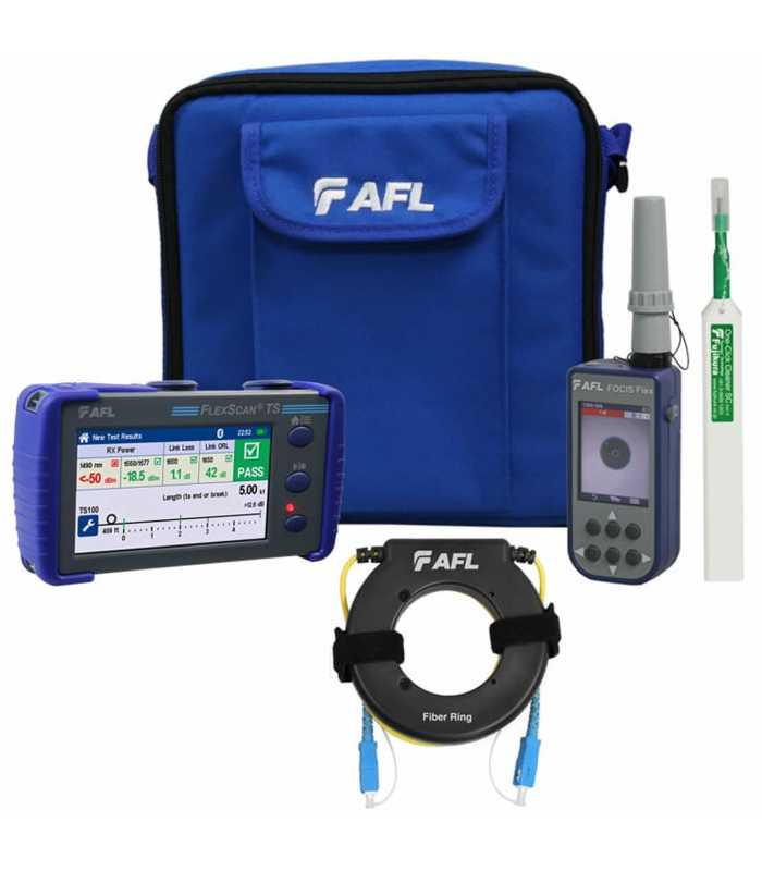 AFL TS100 [TS100-70-PRO-P2] Extended PON Fault Locator with Dual-wavelength OPM, Pro Kit