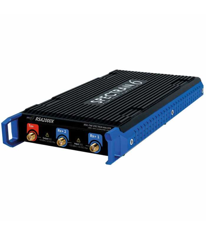 Aaronia Spectran V6 [V6-RSA2000X] Spectrum Analyzer, 10MHz - 6GHz, 160 MHz RTBW, 2 THz/s Speed