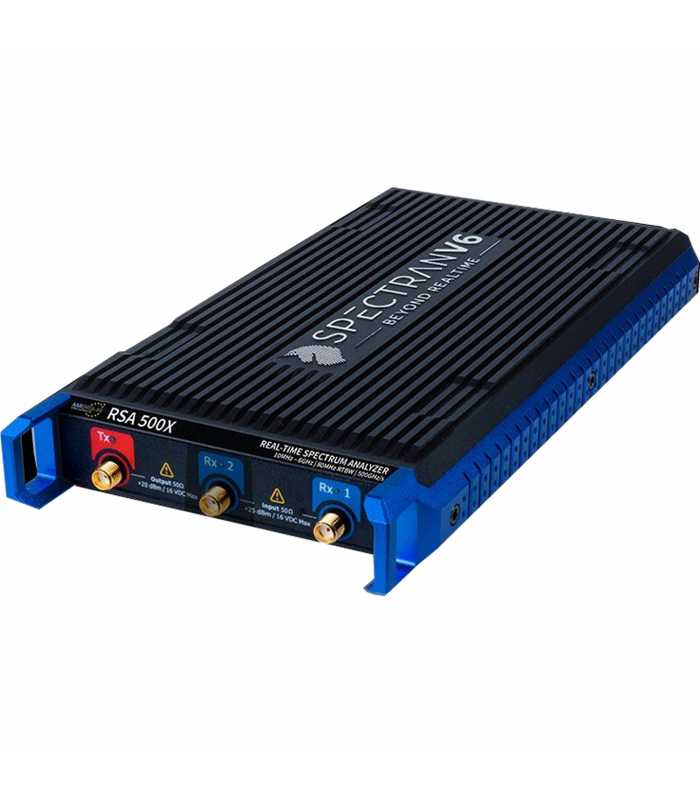 Aaronia Spectran V6 [V6-RSA500X] Spectrum Analyzer, 10MHz - 6GHz, 80 MHz RTBW, 500 GHz/s Speed