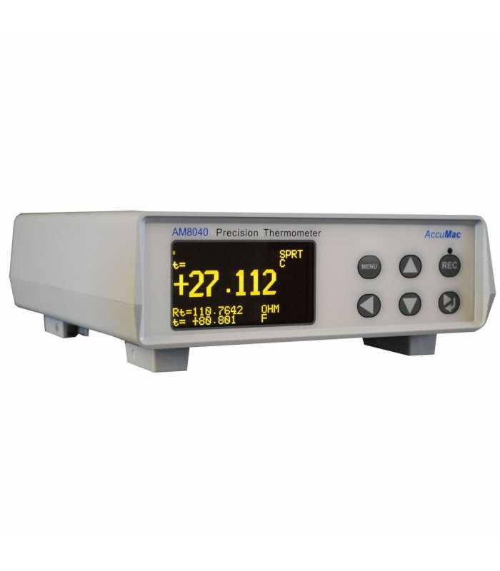 AccuMac AM8040 Single Channel Precision Thermometer, -200°C to 850°C