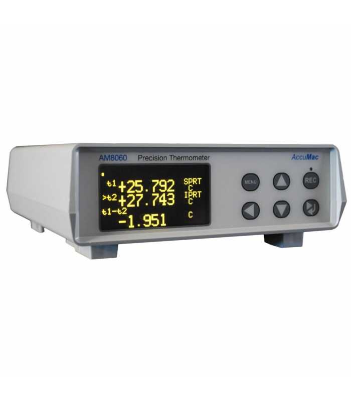 AccuMac AM8060 Dual-channel Precision Thermometer, -200 to 850°C