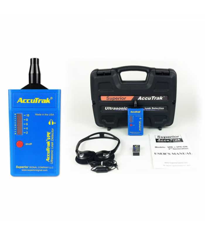 Suprior Accutrak VPE [VPE BASIC KIT] Ultrasonic Leak Detector Kit