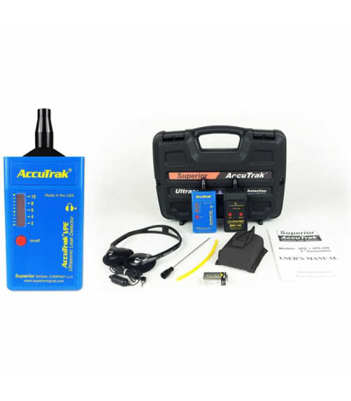 Suprior Accutrak VPE [VPE PLUS] Ultrasonic Leak Detector Plus Kit