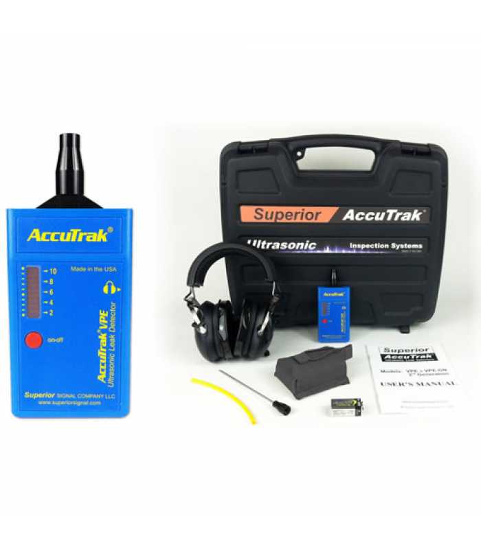 Suprior Accutrak VPE [VPE PRO KIT] Ultrasonic Leak Detector Professional Kit