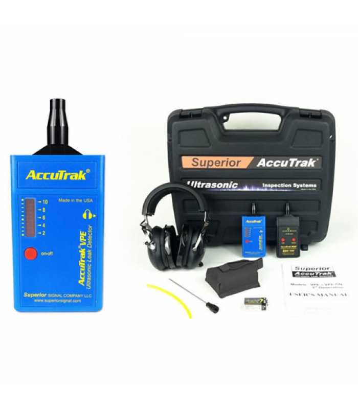 Suprior Accutrak VPE [VPE PRO PLUS] Ultrasonic Leak Detector Professional Kit