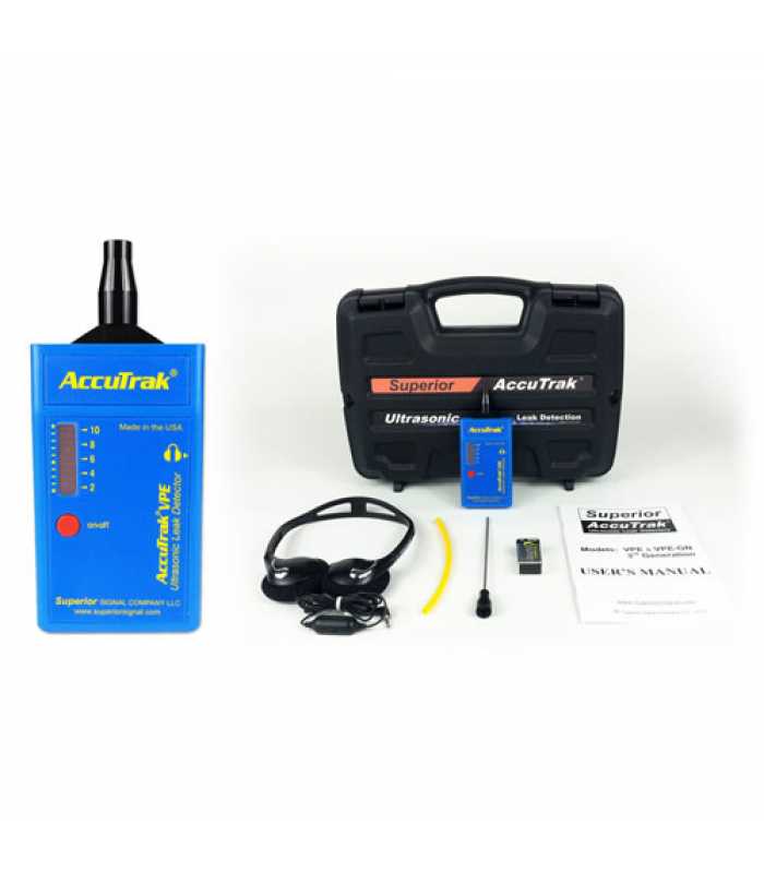 Suprior Accutrak VPE [VPE STANDARD KIT] Ultrasonic Leak Detector Standard Kit