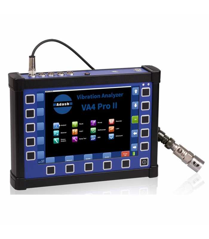 Adash America A4400 Pro II [A4400 Pro II DDS] 4-Channel Vibration Analyzer w/ DDS Digital Diagnostics Software