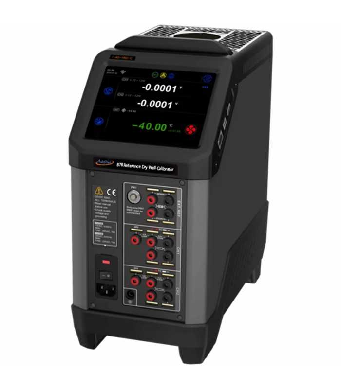 Additel ADT 878 [ADT878PC-160-G-220V] Reference Dry Well Calibrator with Process Calibrator and Insert G, -40°C to 160°C, 220V