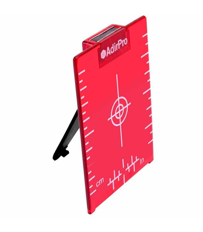 AdirPro 70801 [708-01] Red Target Plate w/ Stand 4"x 3"