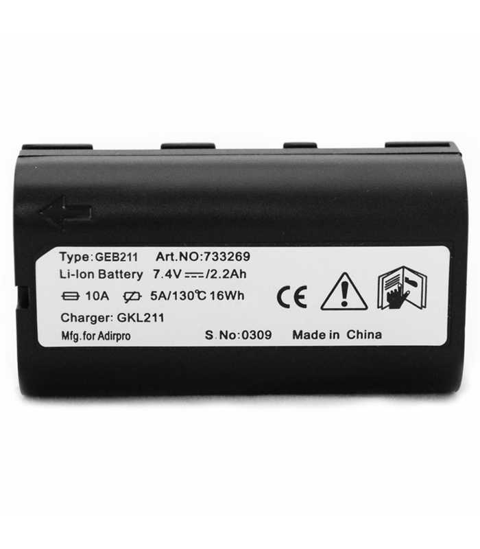 AdirPro GEB211 [77GEB211] Li-ion Battery for Data Collector and GNSS Receiver (Leica Compatible)