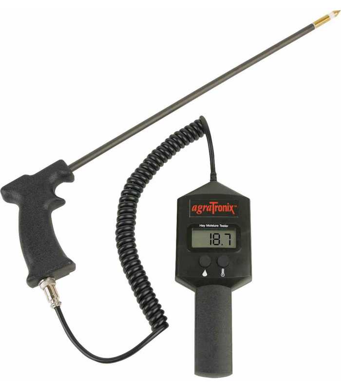 AgraTronix DHT-1 [07101] Portable Hay Moisture Meter with 24" Probe, 14-45%