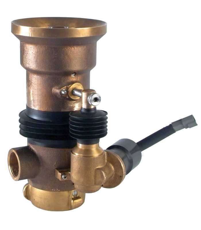 Akron Brass AkroFoam [4471] 2 1/2'' (65 mm) Brass Master Stream Electric Nozzle with Pickup Tube