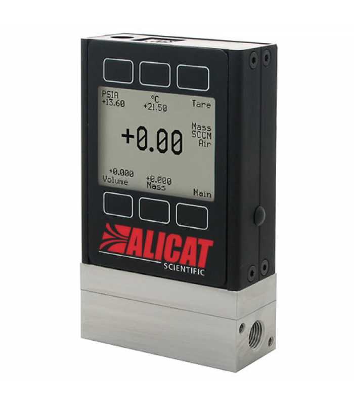 Alicat Scientific M Series [M-500SCCM-D/5M,GAS:AIR] Mass Flow Meters, 500 Cubic Centimeters Per Minute