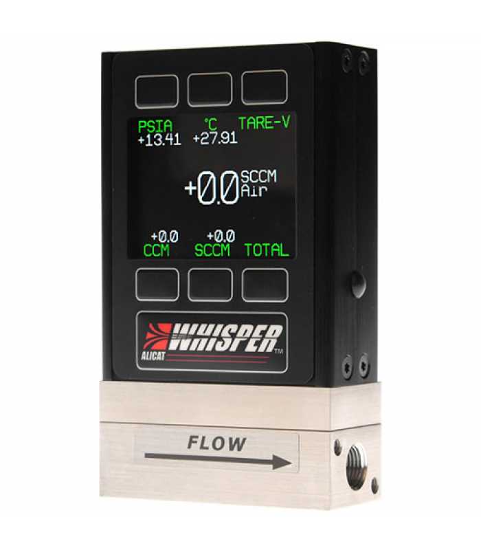 Alicat Scientific Whisper MW Series Mass Flow Meter