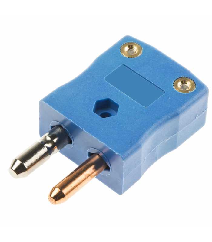 Ametek 120515 Thermocouple Male Plug, Type T, Blue