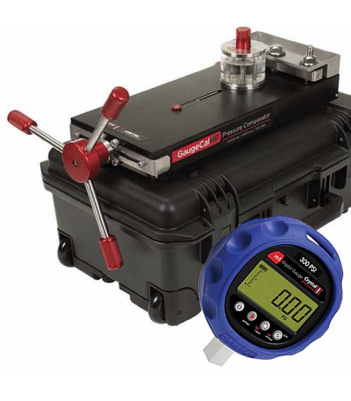 Ametek Crystal GaugeCalHP [GaugeCalHP-GOX] Pressure Comparator Pump G System (Oil Version) 15 000 psi / 1000 bar / 100 MPa