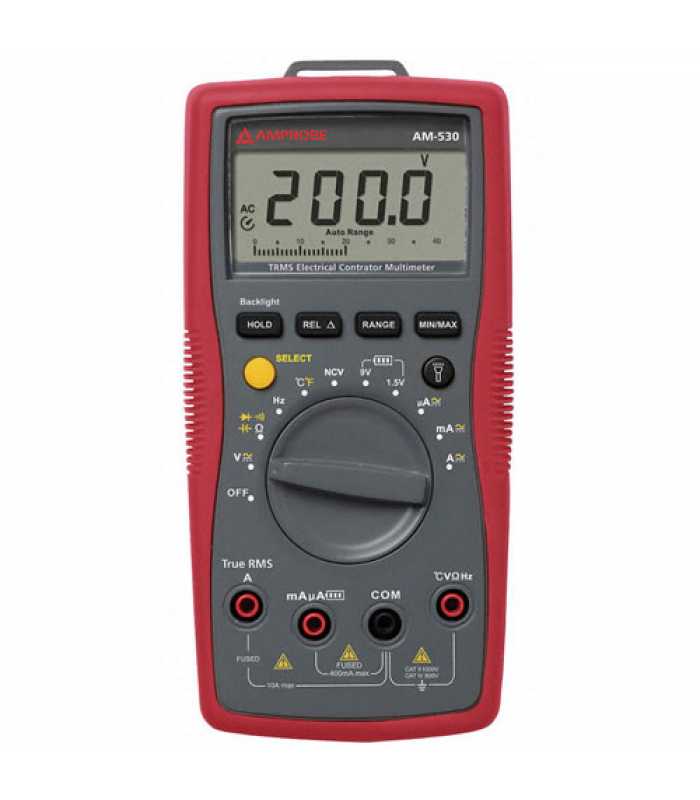 Amprobe AM-530 [4018651] True RMS Electrical Contractor Digital Multimeter