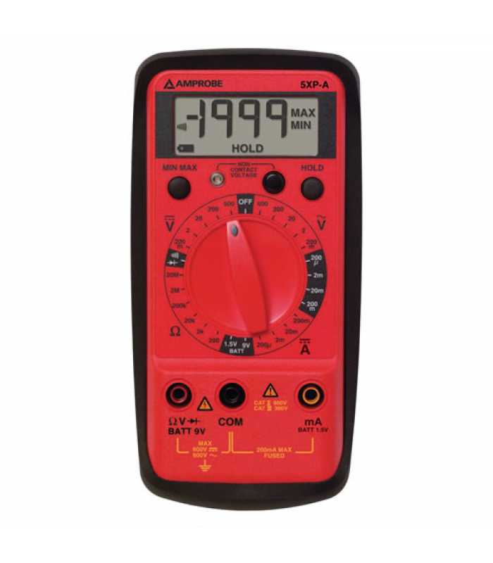 Amprobe 5XP-A [2727851] Compact Digital Multimeter, 10 Functions/27 Ranges with Voltect NCV Detector