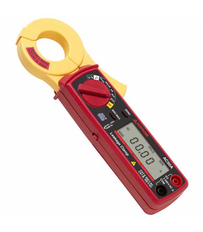 Amprobe AC50A [3033017] 400V / 60A AC Leakage Clamp Meter with Resistance and Continuity Beeper