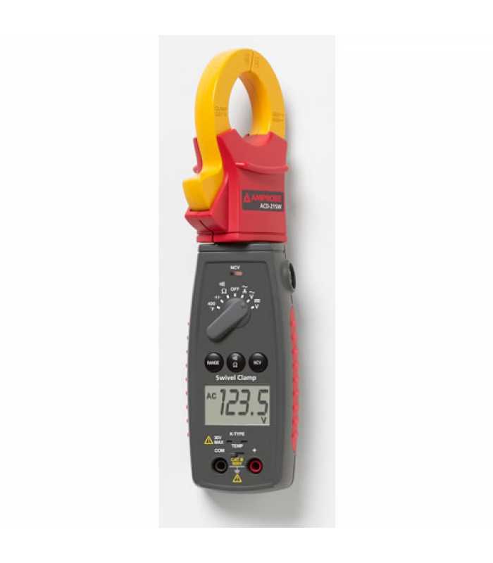 Amprobe ACD-21SW 600V/400A Swivel™ Clamp Meter with Temperature and VolTect™