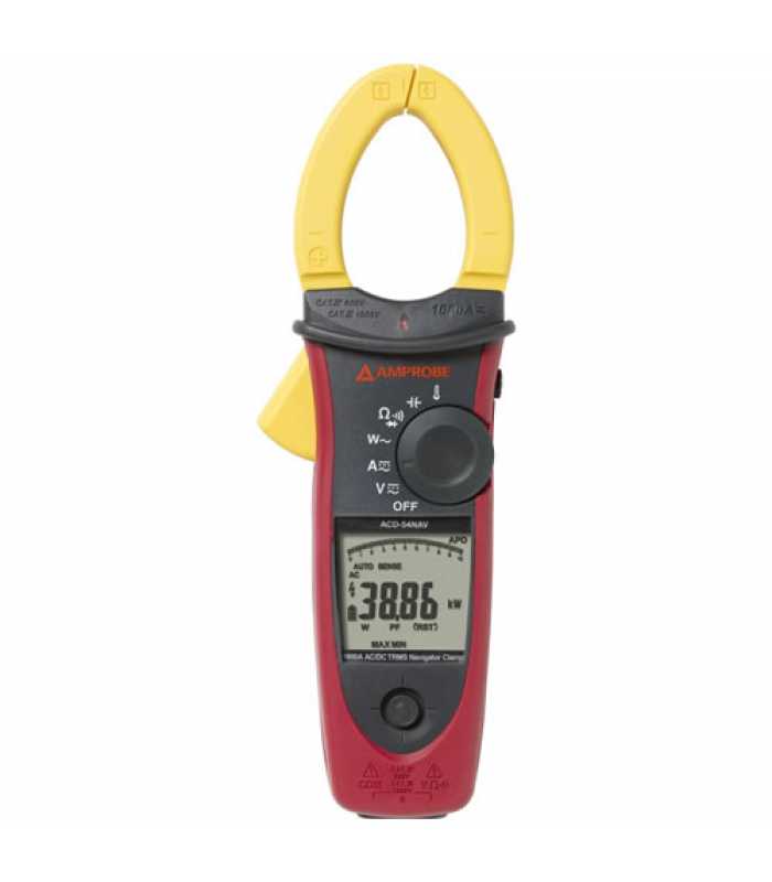 Amprobe ACDC54NAV [ACDC-54NAV] 1000 A AC/DC Navigator Clamp Meter with Temperature
