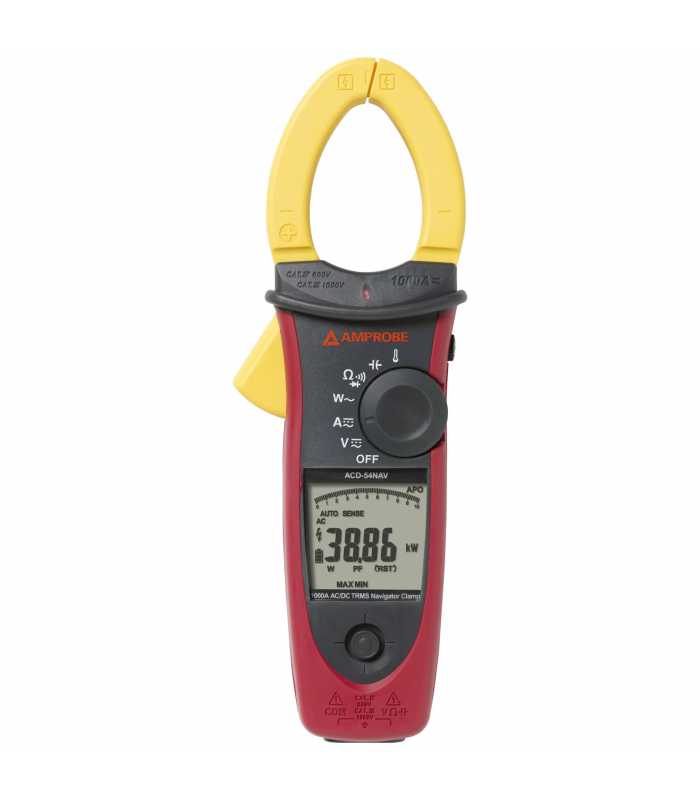 Amprobe ACDC-54NAV [3729989] 1000A AC/DC Navigator™ Clamp Meter with Temperature
