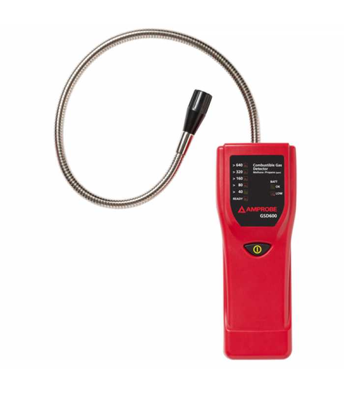 Amprobe GSD600 [3311832] Gas Leak Detector w/ Flexible Probe for Methane and Propane