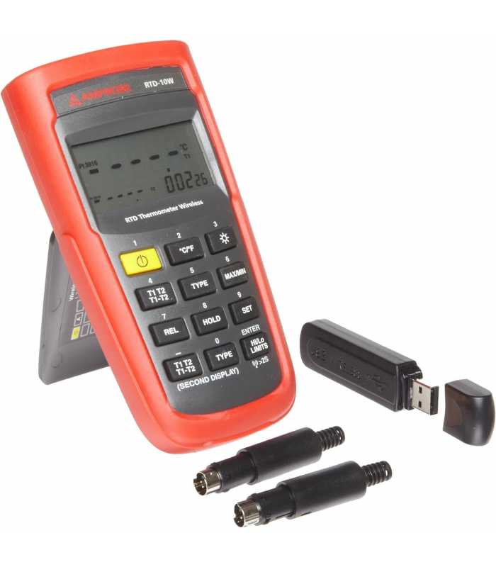 Amprobe RTD-10W [3730072] Wireless Dual Input Digital RTD Thermometer