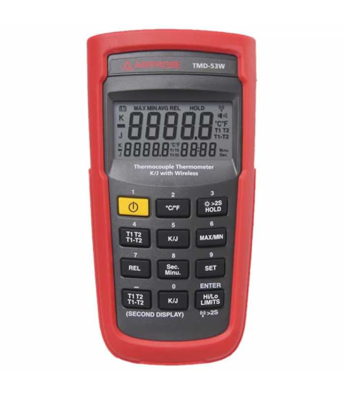 Amprobe TMD-53 [3730085] K/J Type Dual Input Thermocouple Thermometer