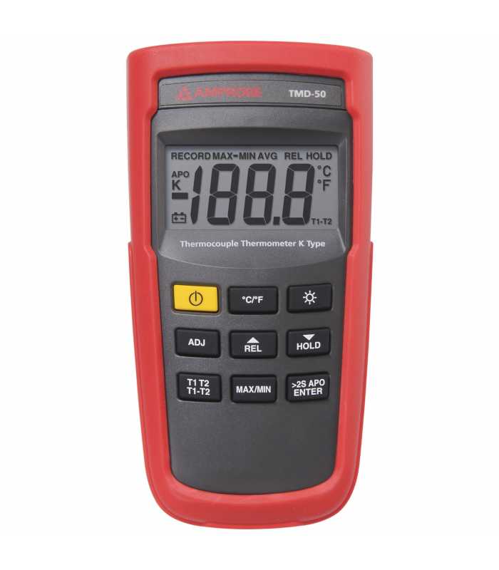 Amprobe TMD-50 [3730150] K Type Dual Input Thermocouple Thermometer ( -200°C to 1372°C) 