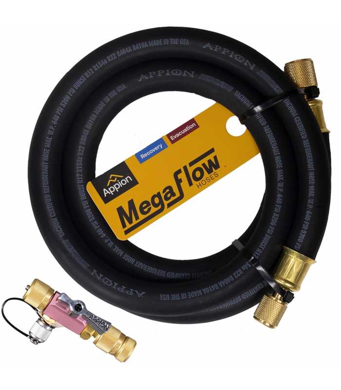 Appion MegaFlow [MGABRO] Basics 1/2in Hose Evacuation Kit with 5/16in Valve Core Tool