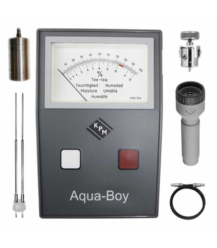 KPM Aqua-Boy TEFI [TEFI-KIT] Tea Moisture Meter Kit (All Electrodes)