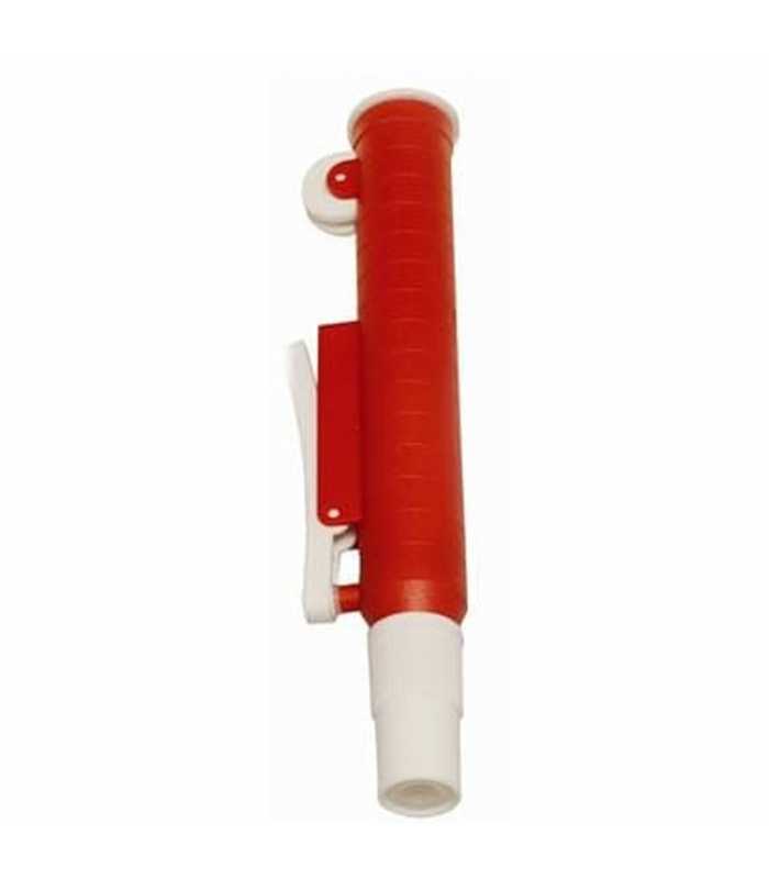Argos Technologies 04395-06 Manual Pipette Pump, 25 mL, Red