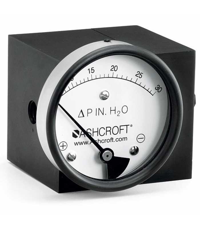 Ashcroft 1133 [401133] Differential Pressure Gauge, 1/4 NPT Female, 4in Dial Size