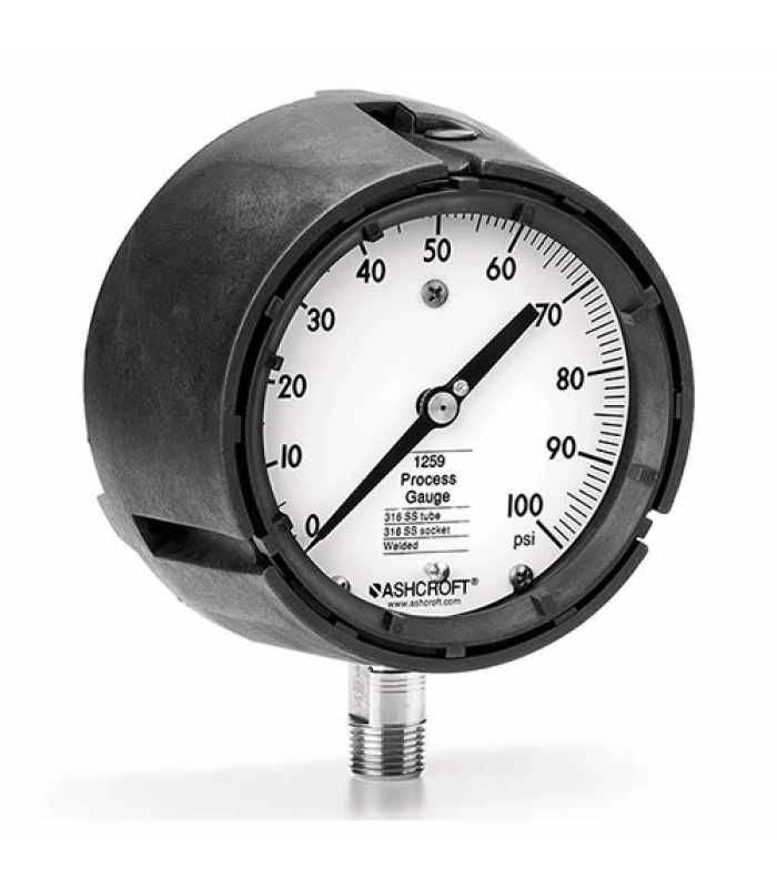 Ashcroft 1259 Analog Pressure Gauge - 4.5 in Dial Size